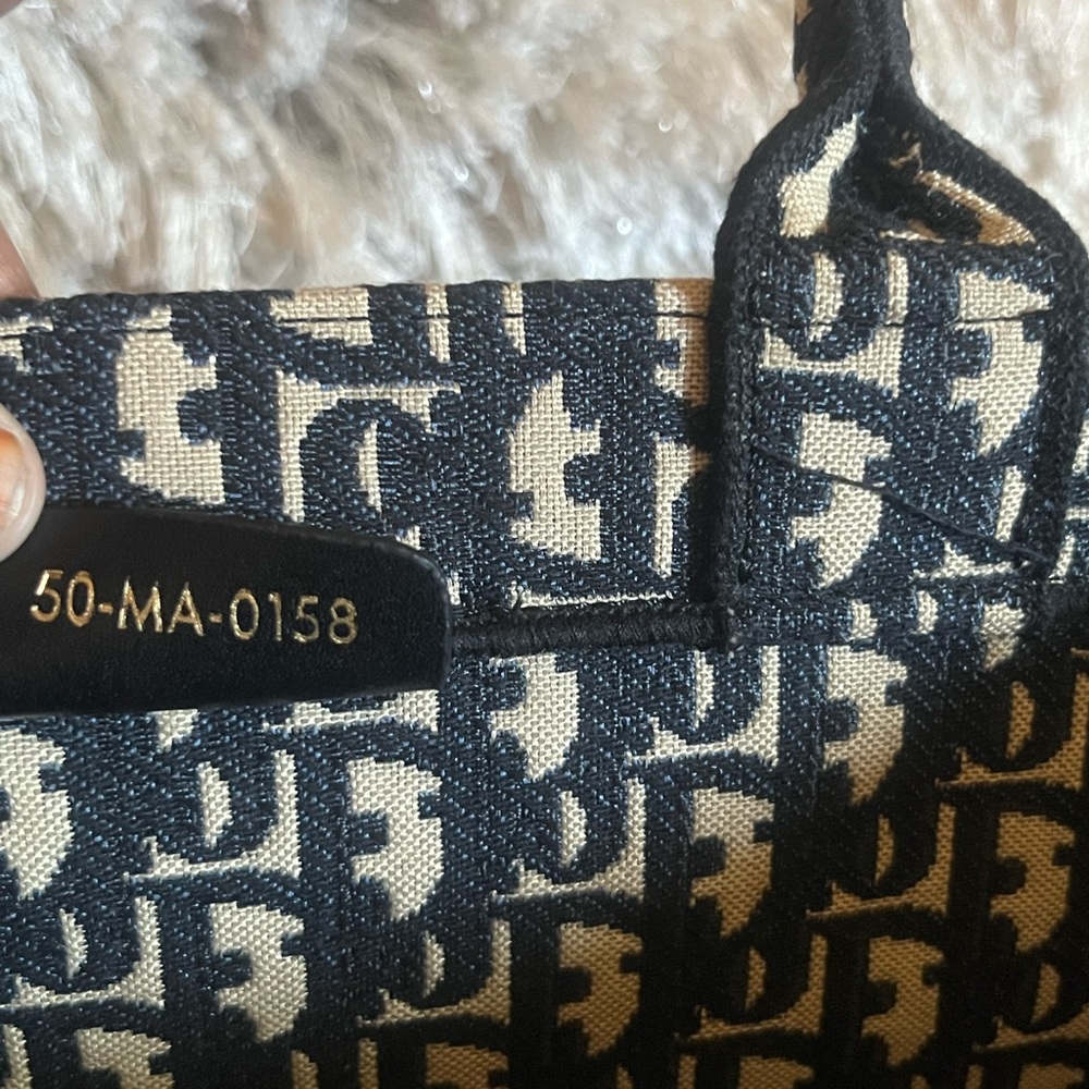 Blue and White Tote Bag - Picture 5 of 8